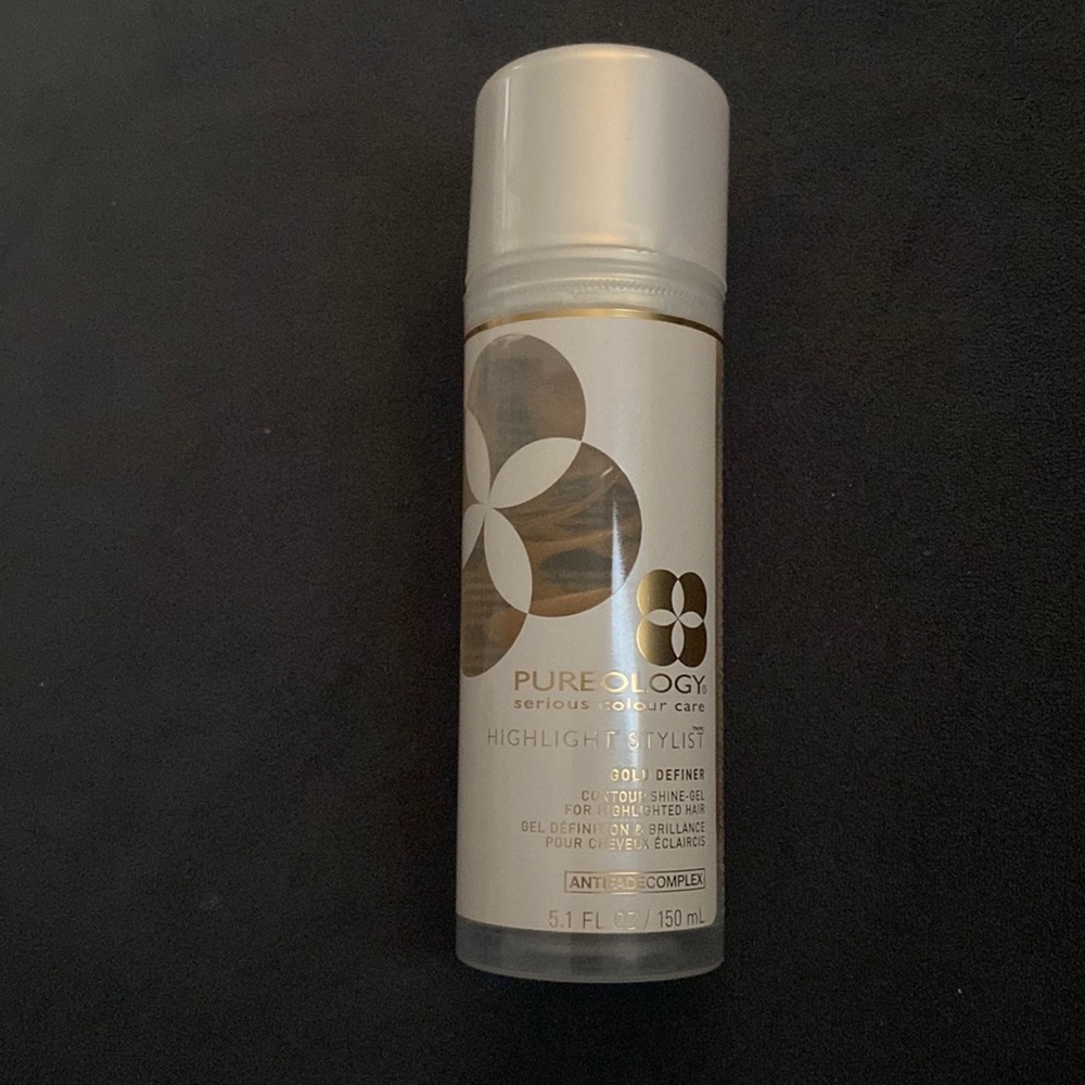 New Pureology 5.1 oz. Highlight Gold Gel